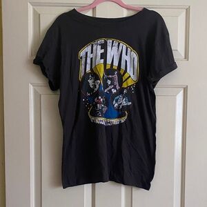 NWT Chaser Black Graphic Tee - The Who, Size M